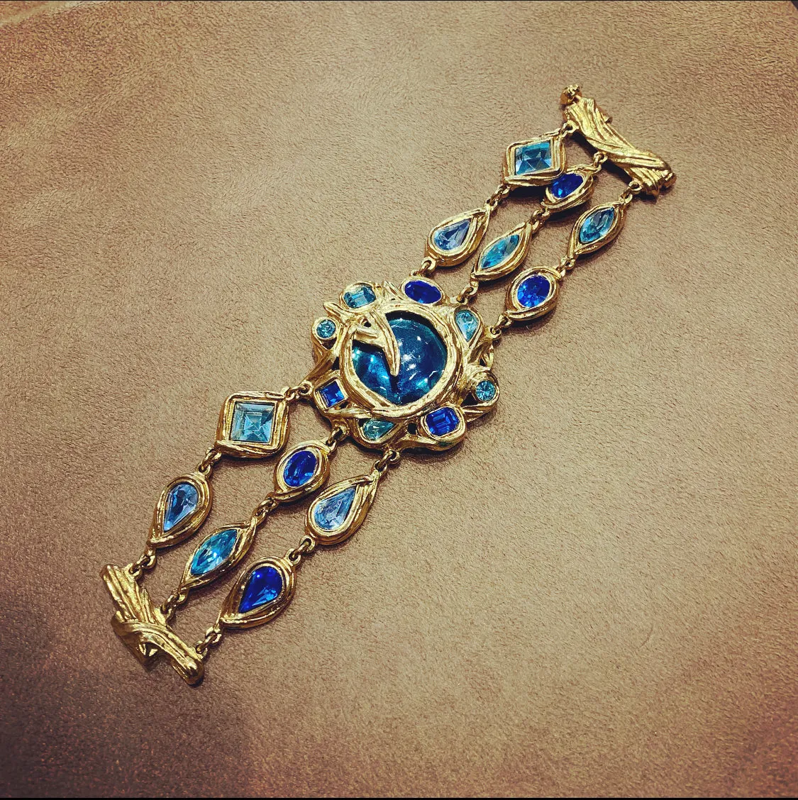 Yves Saint Laurent Blue Statement bracelet