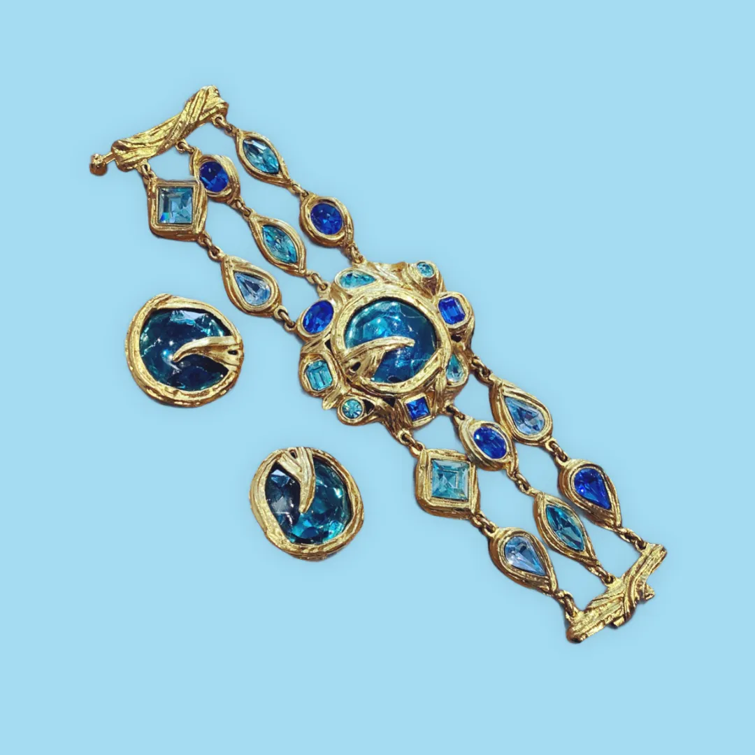Yves Saint Laurent Blue Statement bracelet
