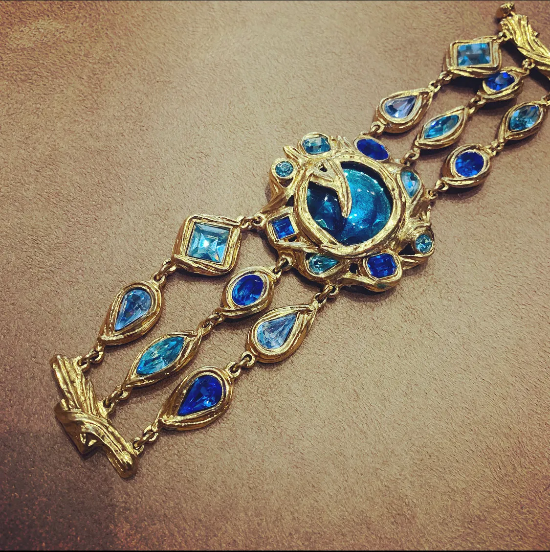 Yves Saint Laurent Blue Statement bracelet