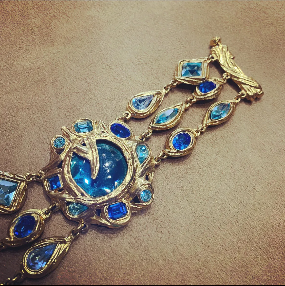 Yves Saint Laurent Blue Statement bracelet