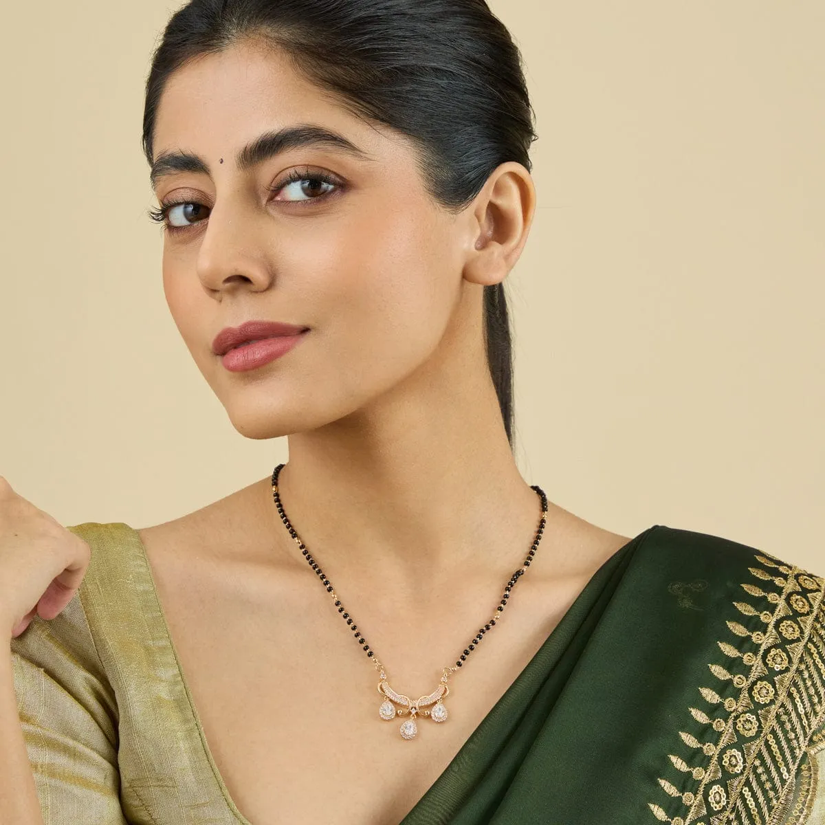 Zircon Mangalsutra 174005